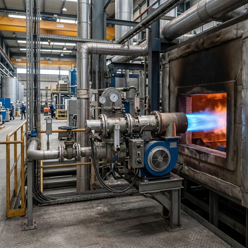 מבער גז תעשייתי - דוגמה למבער גז תעשייתי: הדרך לחיסכון באנרגיה וב...